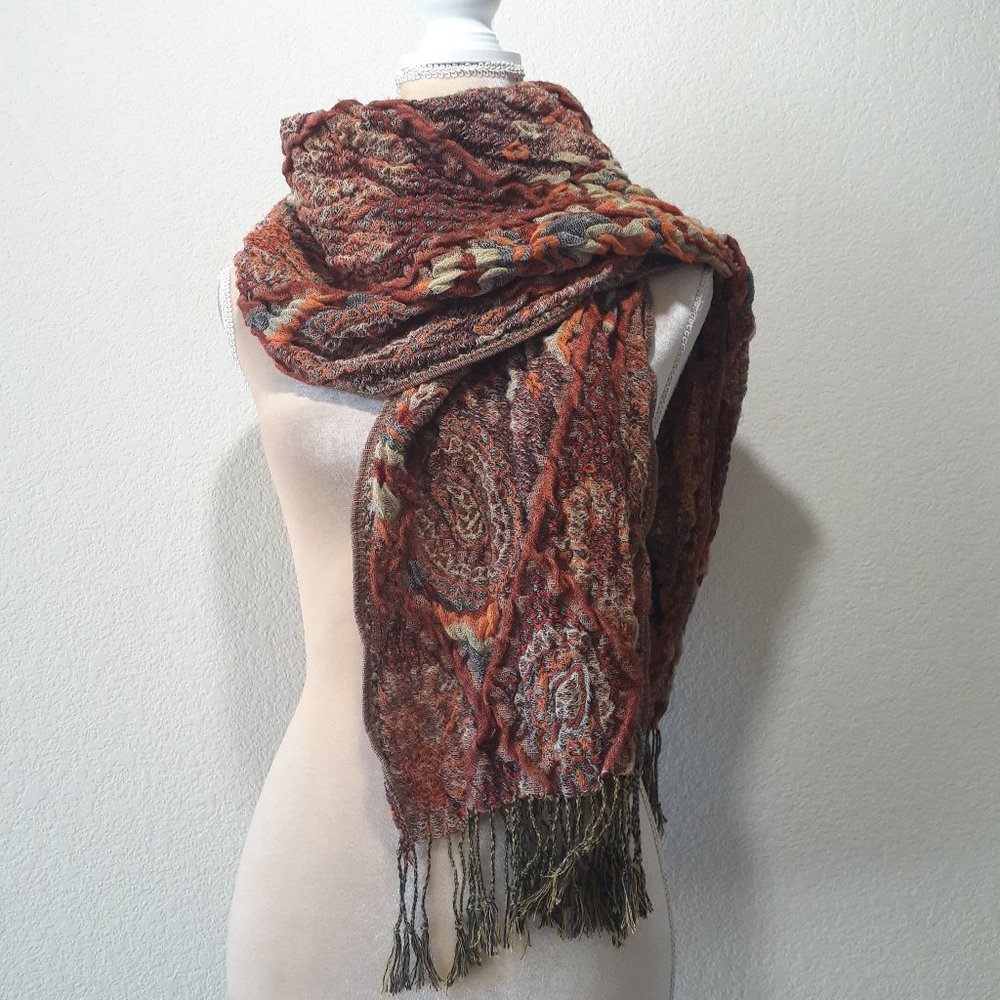 Textured Knit Scraf